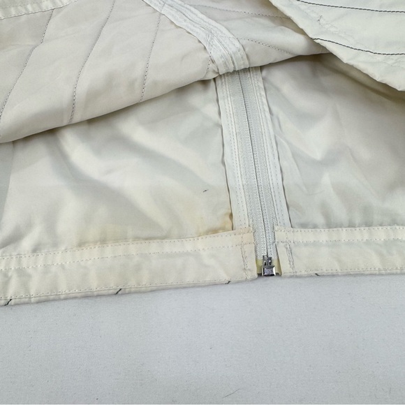 Columbia Lightweight Quilted Vest Gray and White XL full zip with pockets - Picture 15 of 15